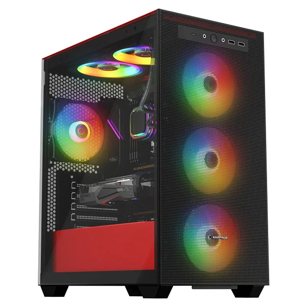 Rampage Blaze Argb Fanlı Micro Atx Oyuncu Kasası - Görsel 9