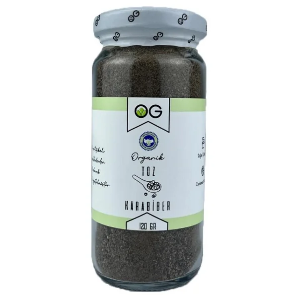 Og Natural Organik Toz Karabiber 120 Gr - Görsel 4