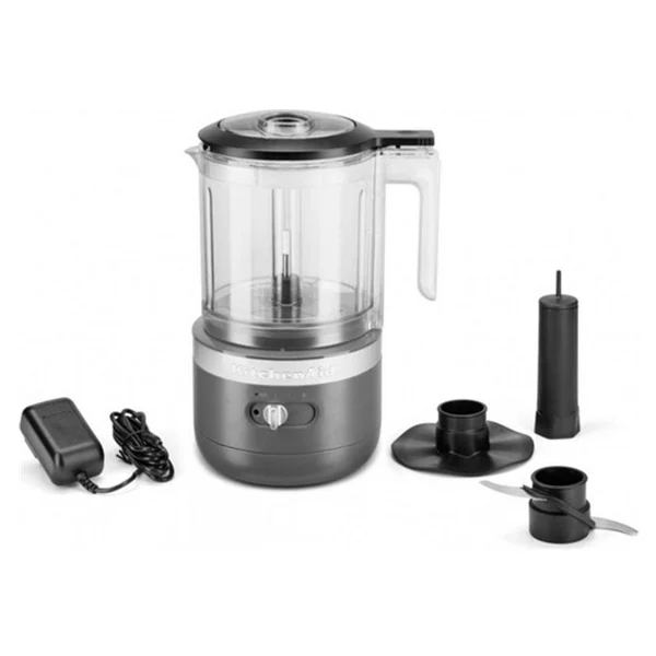 Kitchenaid 5kfcb519edg 1.19 Lt 24 W Kablosuz Mutfak Robotu Charcoal Grey - Görsel 3