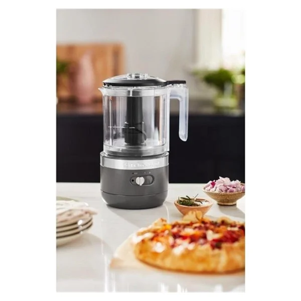 Kitchenaid 5kfcb519edg 1.19 Lt 24 W Kablosuz Mutfak Robotu Charcoal Grey - Görsel 4