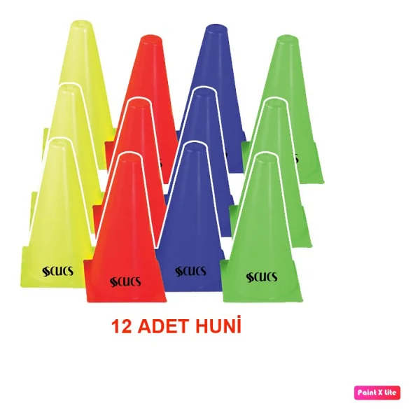 Avessa Scucs 26'lı Antrenman Seti 12'li Çanak 12'li Huni 4 Mt Antrenman Merdiven Koordinasyon Çemberi - Görsel 4