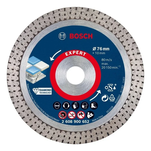 Bosch 2608900652 Expert 76 mm GWS 12 Uyumlu Seramik Kesme Diski - Görsel 5