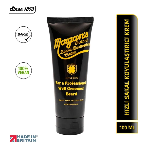 Morgan's Pomade Sakal Koyulaştırıcı Krem 100 Ml - Görsel 4