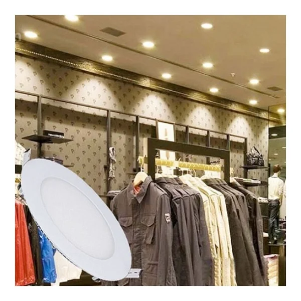 Helios Opto 15w Siva Alti Yuvarlak Panel 3200k Gunisigi Isik Hs 1004 - Görsel 2