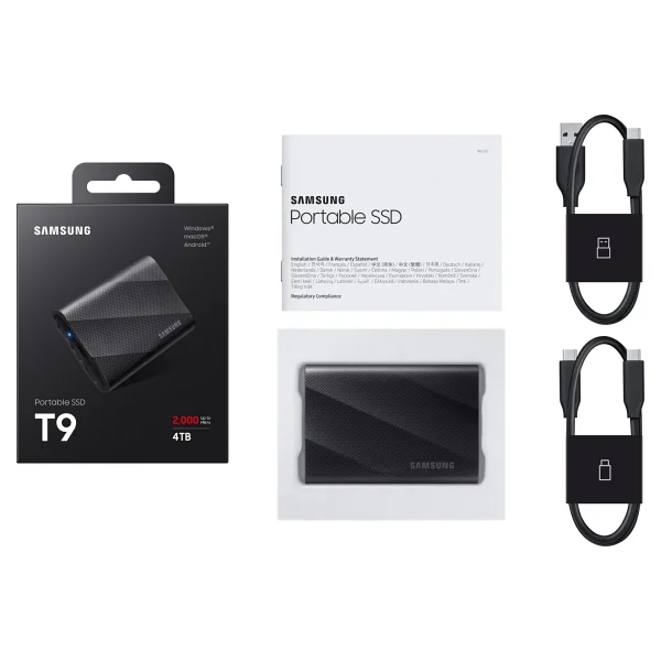 Samsung T9 Mu-Pg2t0b/Ww USB 3.2 2 TB Taşınabilir SSD - Görsel 10