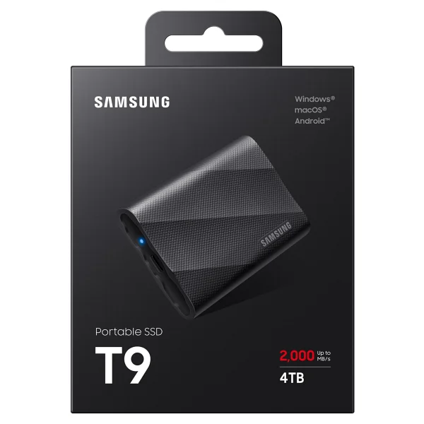 Samsung T9 Mu-Pg1t0b/Ww USB 3.2 1 TB Taşınabilir SSD - Görsel 8