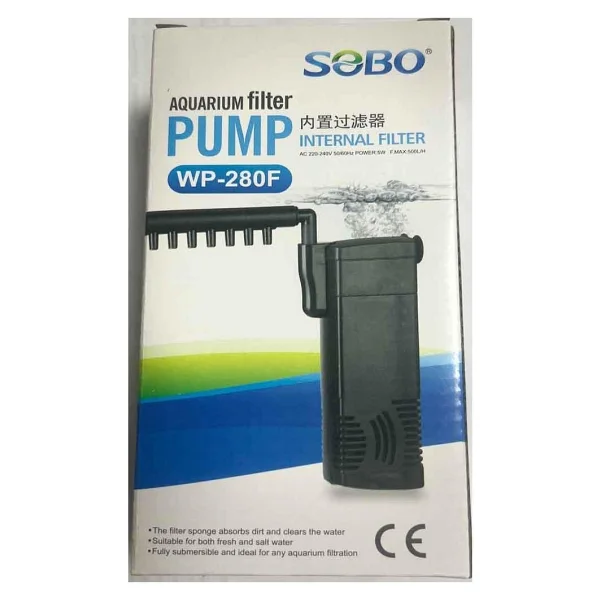 Sobo WP-280F 500 lt/h 5 W Akvaryum İç Filtre - Görsel 3