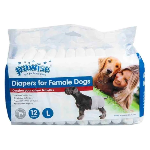 Pawise Dişi Köpek Alt Bağlama Bezi L Boy 12 Adet - Görsel 2