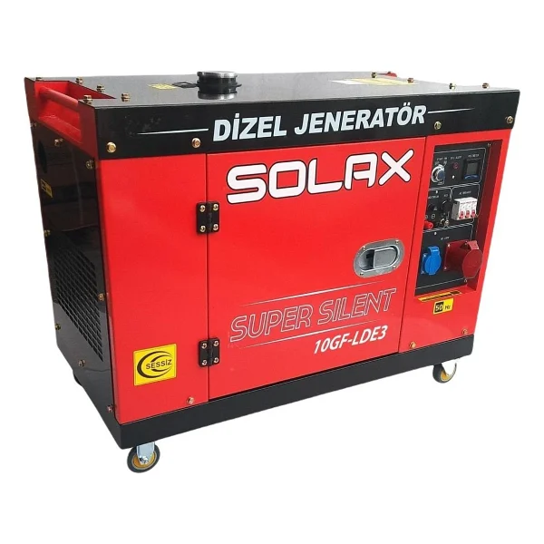 Solax 10gf-Lde3 8.75 Kva Trifaze Marşlı Kabinli Dizel Jeneratör - Görsel 2