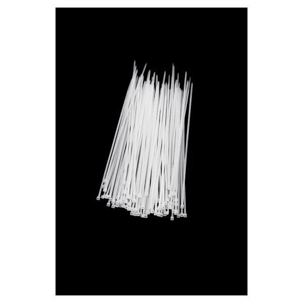 Zenith 2,5x150 Beyaz Kablo Bağı & Plastik Kelepçe & Cırt Kelepçe 100 Adet (Paket) - 2.5x150 - Görsel 4