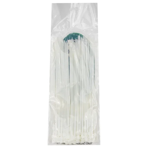 Zenith 2,5x150 Beyaz Kablo Bağı & Plastik Kelepçe & Cırt Kelepçe 100 Adet (Paket) - 2.5x150 - Görsel 5