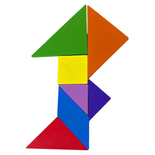 Hamaha Wooden Toys Doğal Ahşap 7 Parça Mini Tangram Hmh-130 - Görsel 4