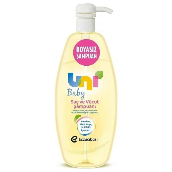 Uni Baby Saç Ve Vücut Şampuanı 500 Ml - Görsel 3