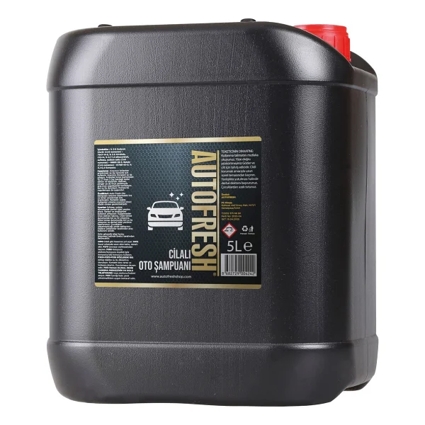 Auto Fresh Cilalı Oto Şampuanı 5 Kg Ph Nötr Kilitli Folyolu Kapak Araç Araba Yıkama Şampuan - Görsel 3