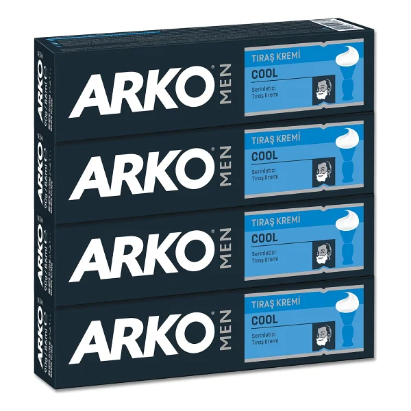 Arko Men Cool Serinletici 90 Gr 4 Adet Tıraş Kremi - Görsel 6