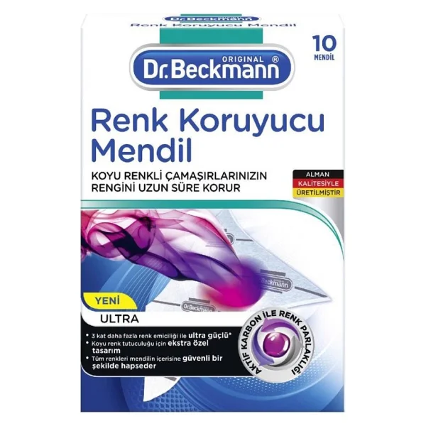 Dr. Beckmann Renk Koruyucu Mendil 12'li - Görsel 2