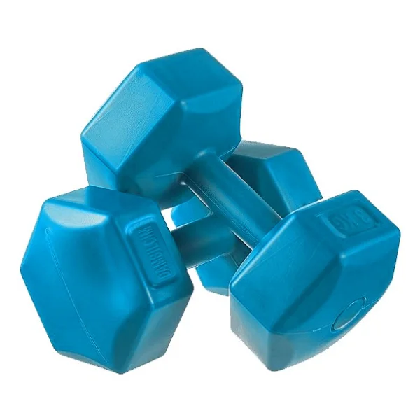 Moccastyle Siyah 3 Kg X 2 Adet 6 Kg Dambıl Seti 6 Kg Dumbell Set - Görsel 4