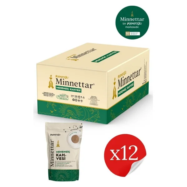 Şekeroğlu Minnettar Menengiç Kahvesi Toz 12 x 165 gr ( 12 Adet ) - Türk Kahvesi - 1 Paket - Görsel 6