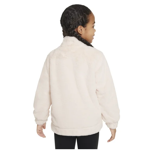 Nike Big Swoosh Faux Fur 36j828 Çocuk Peluş Mont - Görsel 2