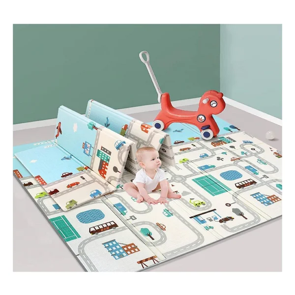 Elfobaby Funny Way 150x180 cm Katlanabilir Oyun Matı - Görsel 6