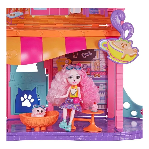 Enchantimals Şehir Evi ve Kafe Oyun Seti HHC18 - Görsel 9