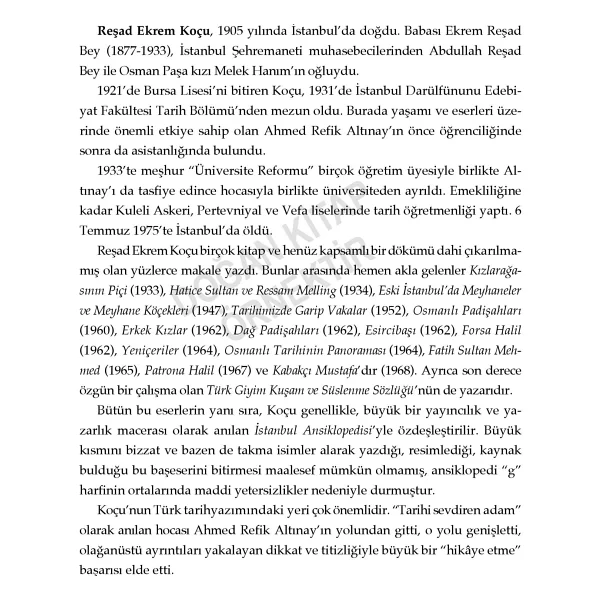 İstanbul Hikayeleri - Reşad Ekrem Koçu - Görsel 3