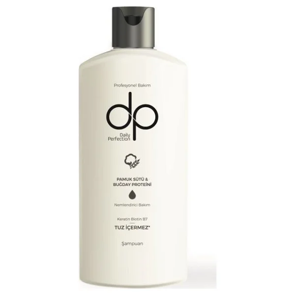 Dp Daily Perfection Pamuk Sütü Ve Buğday Proteini Tuzsuz Şampuan 250 Ml - Görsel 5