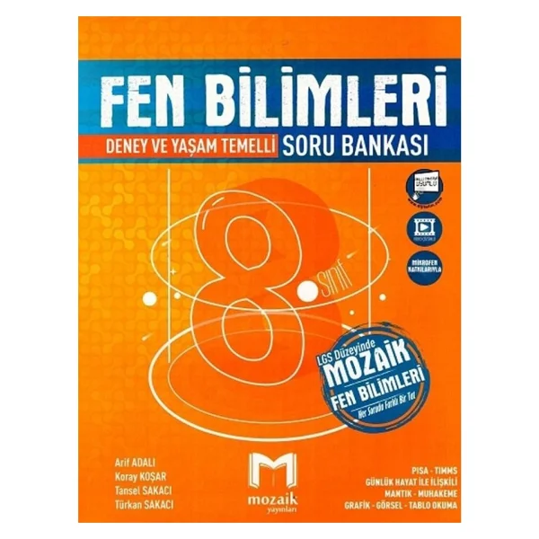 Mozaik Yayınları 8. Sınıf Fen Bilimleri Soru Bankası - Görsel 2