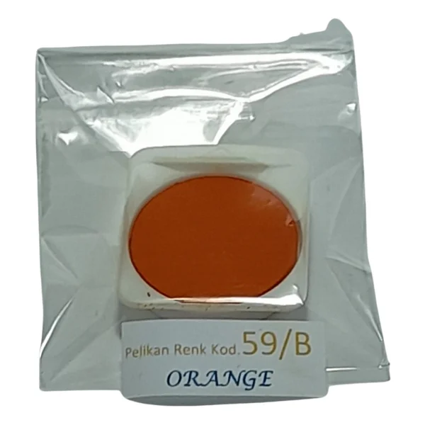 Pelikan Suluboya Tableti Tekli 6,5 Gram 59/B Orange - Turuncu - Görsel 2