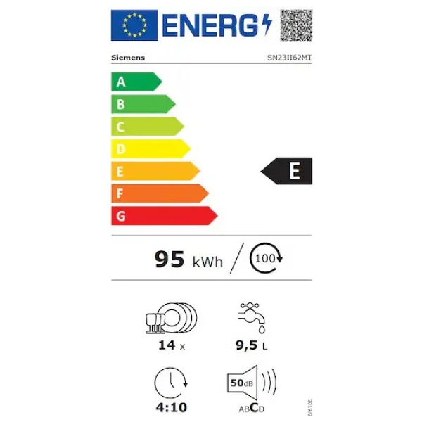 Siemens Sn23ıc62kt 6 Programlı Bulaşık Makinesi - Görsel 4
