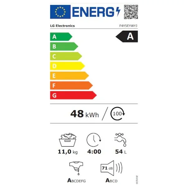 Lg F4y5eywyj 11 Kg 1400 Devir Çamaşır Makinesi - Görsel 4