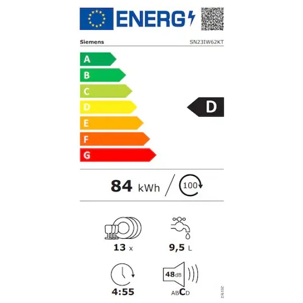 Siemens Sn23ıw62kt 6 Programlı Bulaşık Makinesi - Görsel 7