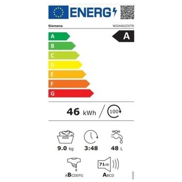 Siemens Wg44b2a0tr 9 Kg 1400 Devir Çamaşır Makinesi - Görsel 9