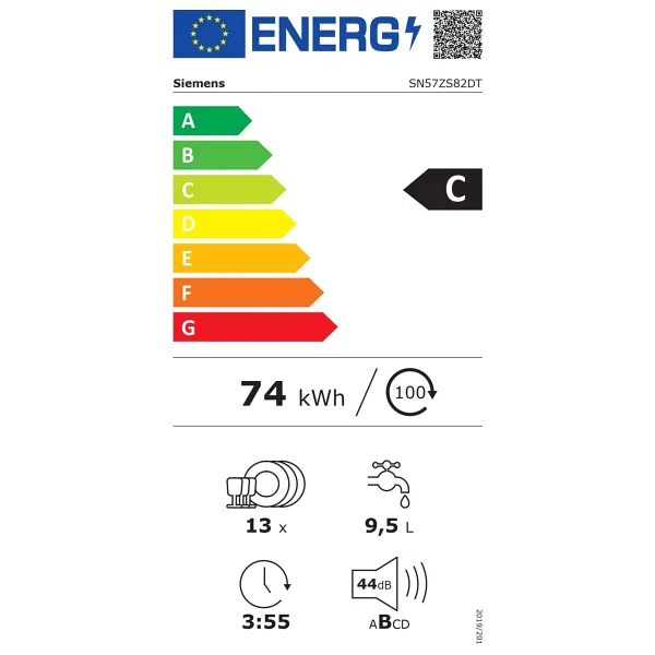 Siemens Sn57zs82dt 8 Programlı Ankastre Bulaşık Makinesi - Görsel 4