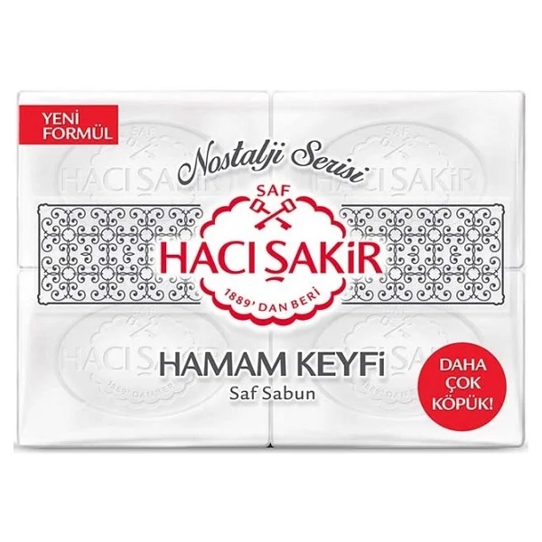 Hacı Şakir Sabun 800gr Hamam Keyfi (Nostalji Serisi) (18 Li Set) - Görsel 3