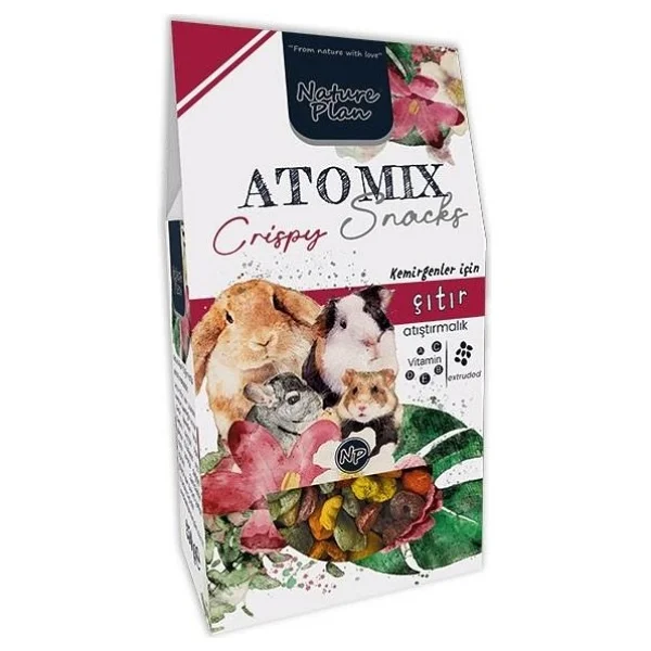 Nature Plan Atomix Snacks Extrude 250 Gr Kemirgen Yemi - Görsel 2