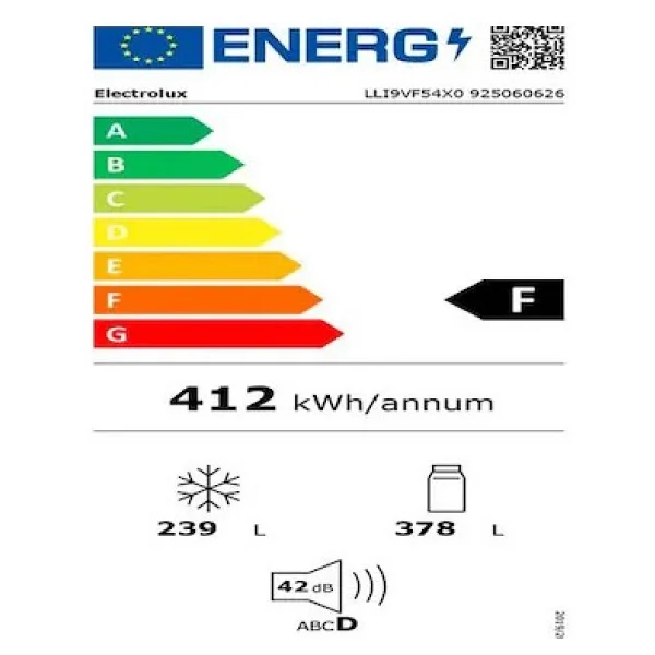 Electrolux LLI9VF54X0 Gardırop Tipi No-Frost Buzdolabı - Görsel 4