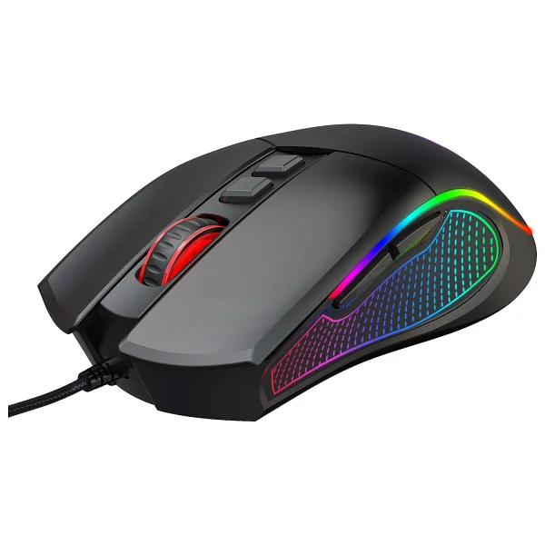 Claws Crossfire V1 Siyah RGB Makrolu Optik Kablolu Oyuncu Mouse - Görsel 4