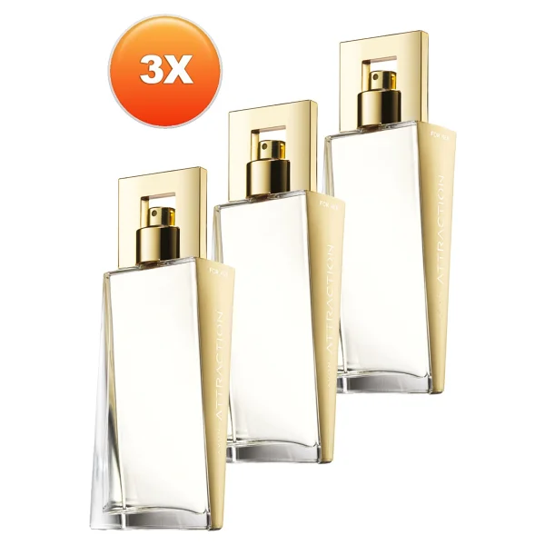 Avon Attraction Edp 50 Ml 3 Adet Kadın Parfüm - Görsel 8
