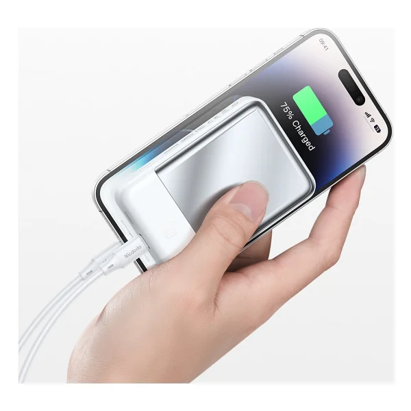Mcdodo Mc-4260 10000 mAh Hızlı Şarj Kablosuz Powerbank - Görsel 5