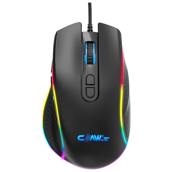 Claws Nova V1 Siyah RGB Optik Kablolu Oyuncu Mouse - Görsel 8