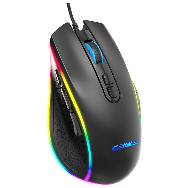 Claws Nova V1 Siyah RGB Optik Kablolu Oyuncu Mouse - Görsel 2