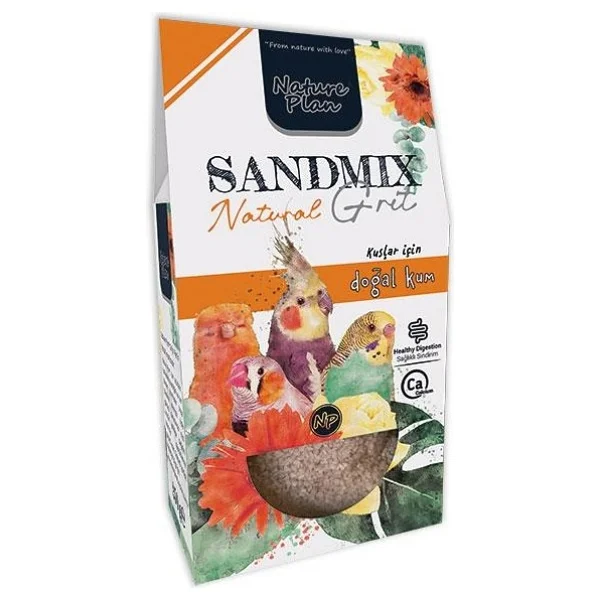 Nature Plan 250 Gr Sandmix Grit Natural Kuş Kumu - Görsel 2