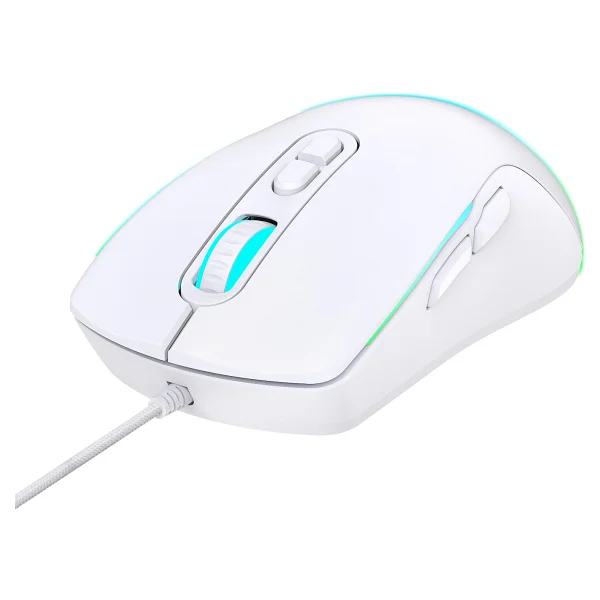 Claws Titan X1 Beyaz RGB Optik Kablolu Oyuncu Mouse - Görsel 4