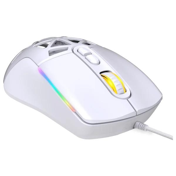 Claws Nexus X1 Beyaz Makrolu Optik Kablolu Oyuncu Mouse - Görsel 6