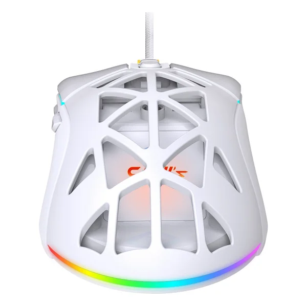 Claws Nexus X1 Beyaz Makrolu Optik Kablolu Oyuncu Mouse - Görsel 7