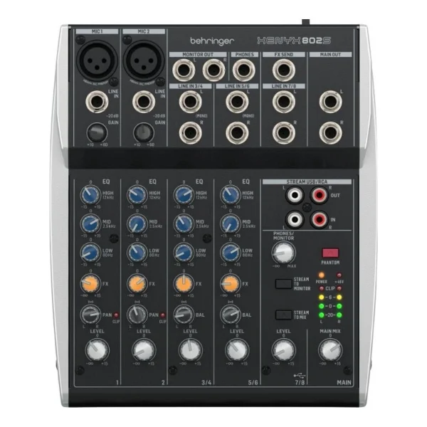 Behringer Xenyx 802s 8 Kanallı Mikser - Görsel 5