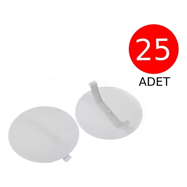 Tek-İş Buat Kapağı Bombeli Plastik Vidalı 25 Adet - Görsel 4