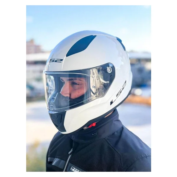 Ls2 Rapid 2 Beyaz Full Face Motor Kaskı - Görsel 2
