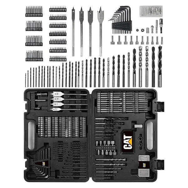 Cat Dx12set 18 V 2 Ah Çift Akülü Darbeli Matkap + Da01903 201 Parça Uç Seti - Görsel 2